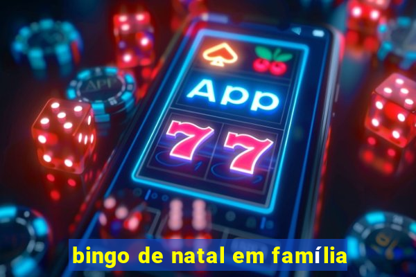 bingo de natal em família